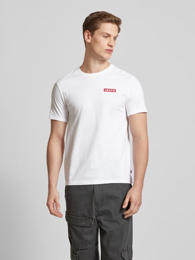 Levi's® T-shirt met labelprint Zwart - 4