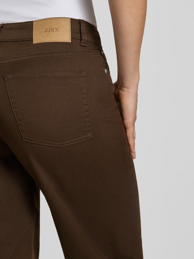 JJXX wide fit jeans van katoenmix model 'ZOE SARAH' Chocoladebruin - 3