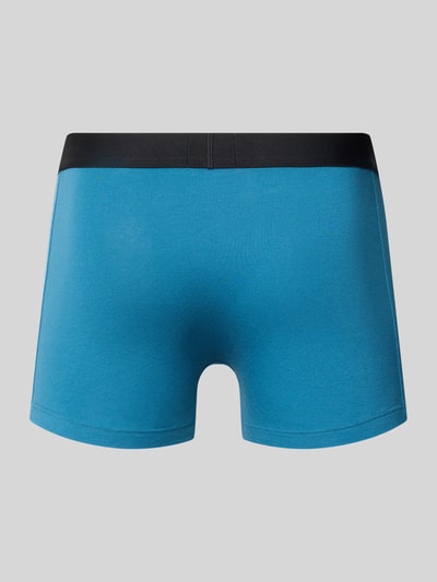BOSS Obcisłe bokserki z mieszanki bawełny w zestawie 3 szt. Petrol 3