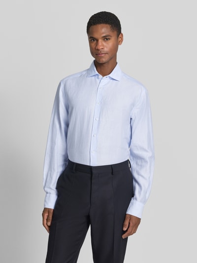 ETERNA Regular Fit Business-Hemd mit Kentkragen Bleu 4