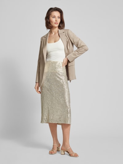 OPUS Midirok met elastische band, model 'Rebandi' Beige - 1