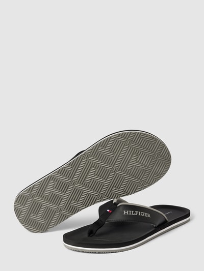 Tommy Hilfiger Teenslippers met labeldetail Zwart - 4