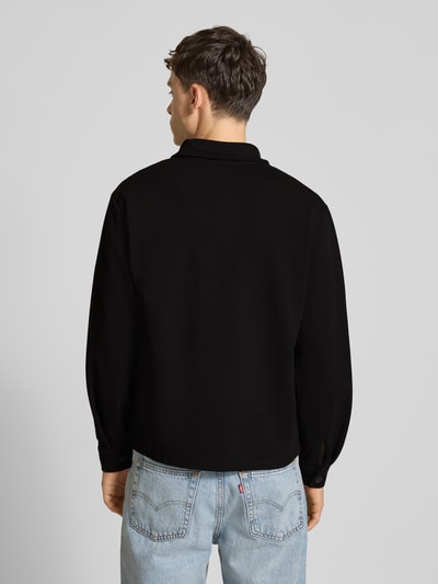 Only & Sons Relaxed Fit Freizeithemd mit leichtem Strukturmuster Modell 'NEW KODYL' Black 5