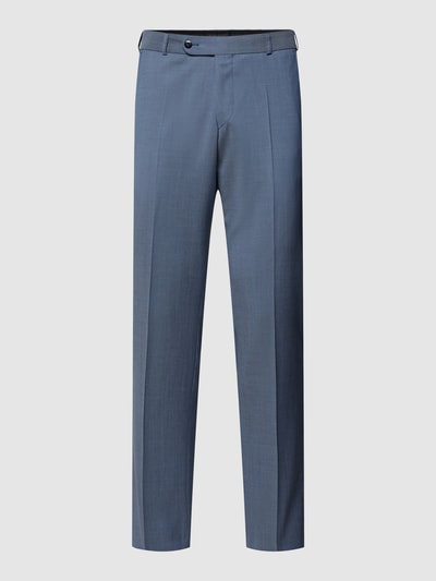 Wilvorst Pantalon met paspelzakken aan de achterkant Bleu - 2