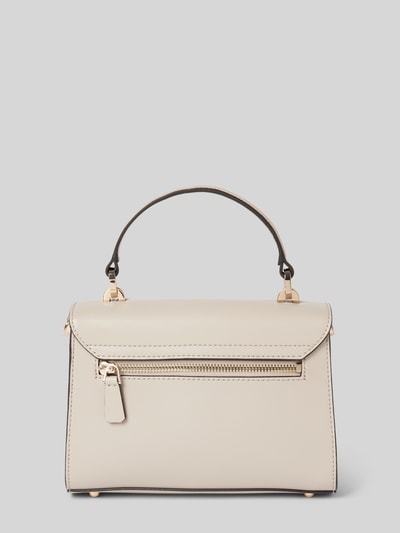 Guess Handtas met labelapplicatie, model 'ECO ALDITH' Taupe - 4