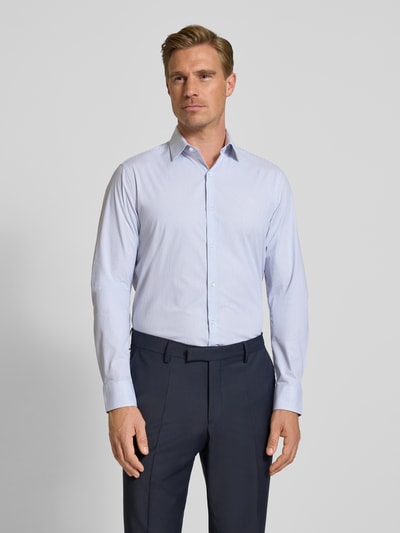 CK Calvin Klein Slim Fit Business-Hemd mit Knopfleiste Bleu 4