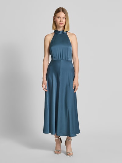 Samsøe Samsøe Midi-jurk met cut-out op de rug Bleu - 4