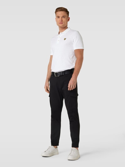 Lyle & Scott Koszulka polo z wyhaftowanym logo Biały 1