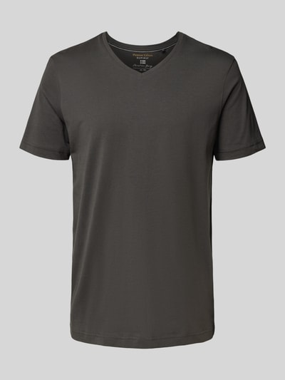 Christian Berg Men T-shirt met V-hals Antraciet - 2