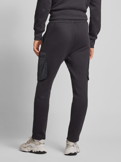 ADIDAS SPORTSWEAR Slim fit sweatpants met cargozakken Zwart - 5