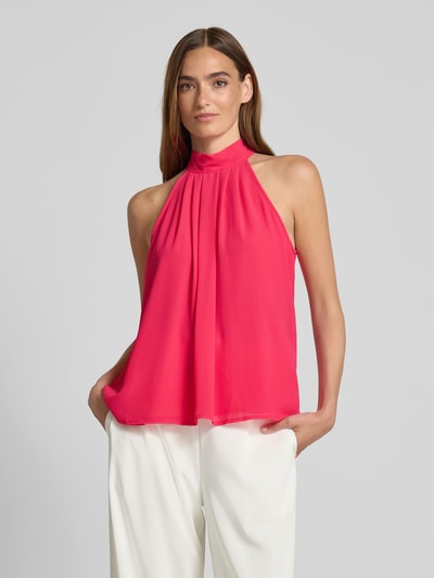 Rinascimento Blusentop mit rückseitiger Schnürung Pink 4