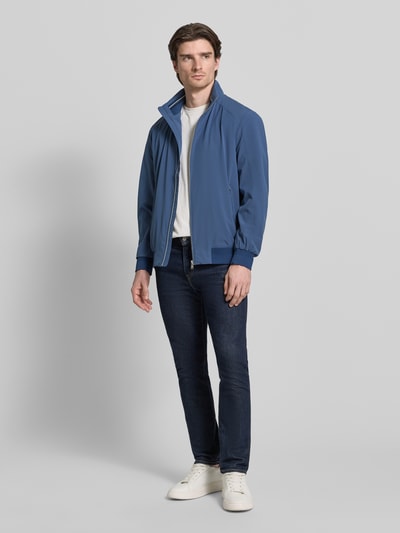 Christian Berg Men Jacke mit Stehkragen Blau 1