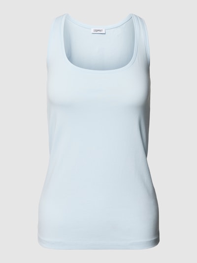 Esprit Top mit U-Ausschnitt Hellblau 2