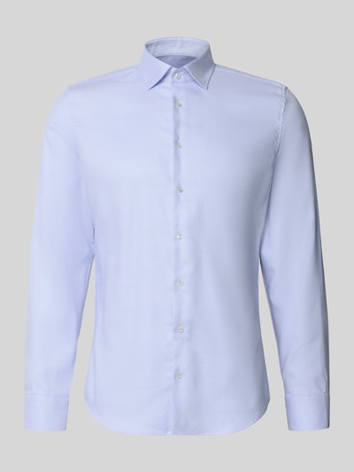 Seidensticker koszula o kroju slim fit z czystej bawełny model 'New Kent Patch' Błękitny 2