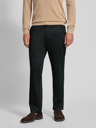 CG - Club of Gents Relaxed Fit Hose mit Viskose-Anteil Modell 'Orlando-J' Gruen 4
