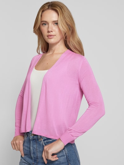 s.Oliver RED LABEL Gebreide cardigan met opengewerkte voorkant Rosé - 3