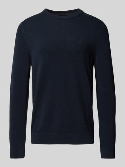 Marc O'Polo Regular Fit Pullover aus reiner Baumwolle  Dunkelblau 2