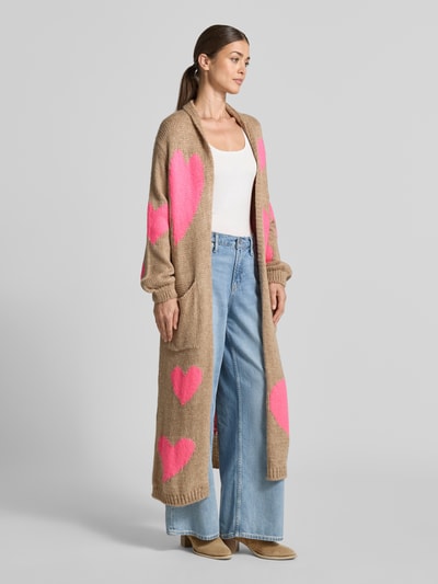 miss goodlife Strickjacke aus Alpaka-Mix Sand 1