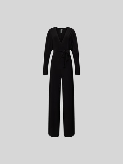 Norma Kamali Jumpsuit mit V-Ausschnitt Black 2