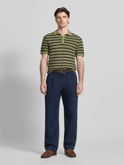MCNEAL Poloshirt mit Polokragen und kurzer Knopfleiste Lind 1