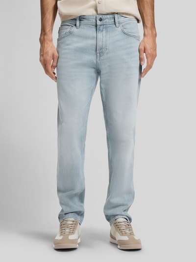 BOSS Orange Jeans o kroju regular fit z mieszanki bawełny model 'REMAINE' Jasnoniebieski 4