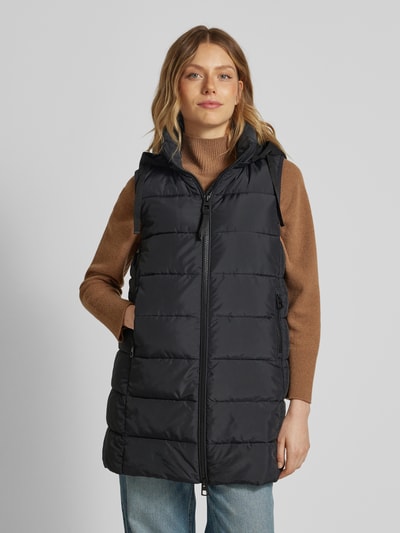 Christian Berg Woman Selection Bodywarmer met capuchon Zwart - 4