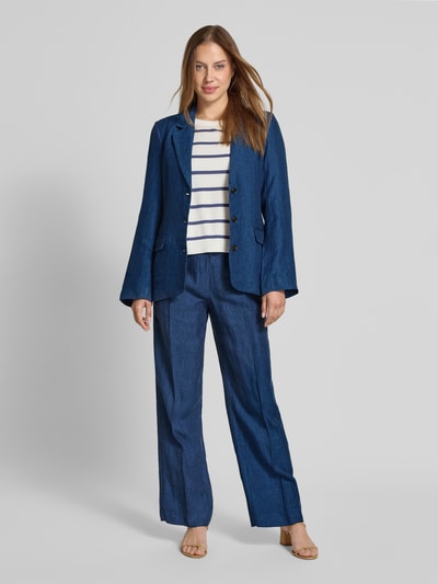 MSCH Copenhagen Regular Fit Blazer mit Pattentaschen Modell 'Naira Claritta' Rauchblau 1