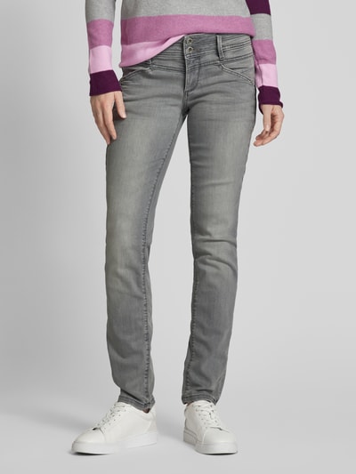 Tom Tailor Slim fit jeans in 4-pocketmodel, model 'ALEXA' Middengrijs - 4