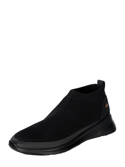 Lacoste Soksneakers in gebreide look model Fit Sock in zwart