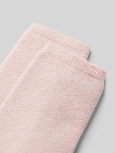 camano Socken mit Label-Schriftzug Rose 2