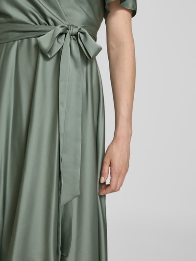 Swing Cocktailkleid mit Bindegürtel Lind 3