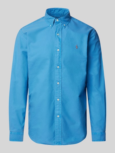 Polo Ralph Lauren Custom Fit Freizeithemd mit Button-Down-Kragen Royal 1