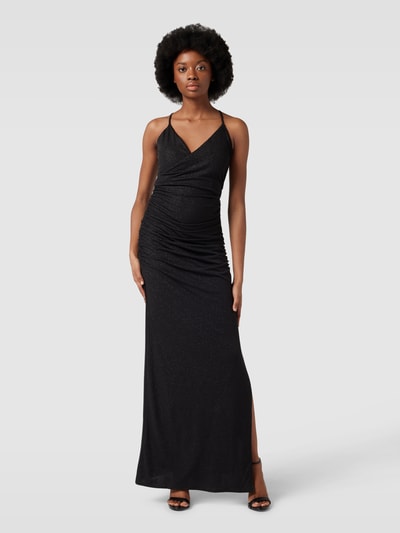 Jake*s Cocktail Abendkleid in Wickel-Optik Black 4