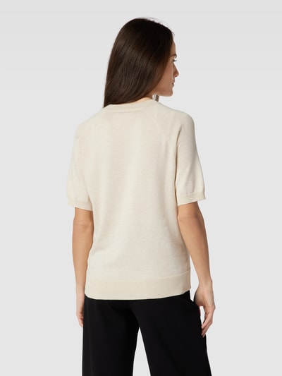 Soft Rebels T-Shirt in Strick-Optik Beige 5