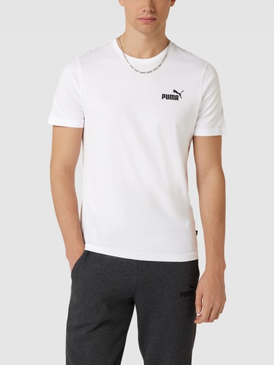 PUMA PERFORMANCE T-shirt z nadrukiem z logo Biały 4