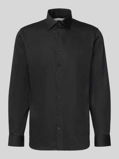 Selected Homme Slim Fit Businesshemd aus Baumwoll-Mix Modell 'FILIP' Black 1