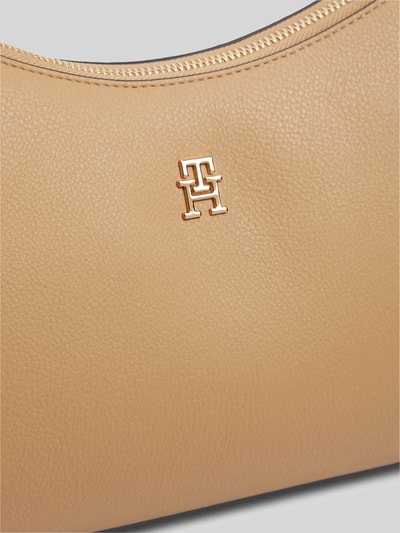 Tommy Hilfiger Henkeltasche in Leder-Optik Modell 'TH ICON SHOULDER BAG' Beige 3