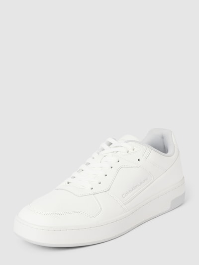 Calvin Klein Jeans Sneakersy z detalem z logo model ‘BASKET’ Biały 1