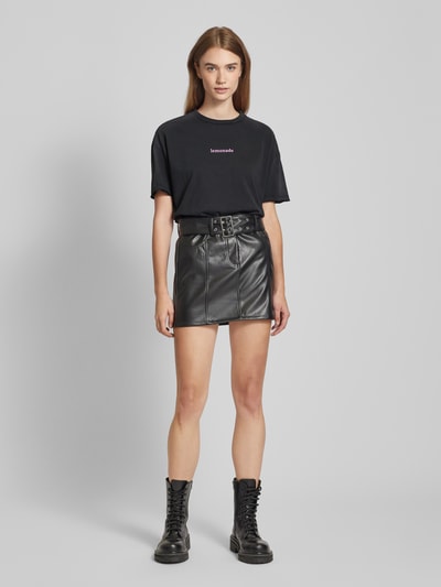 Only T-Shirt mit Statement-Print Modell 'KINNA' Anthrazit 1