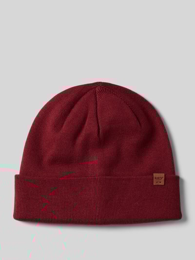 Barts Beanie van viscosemix, model 'WILLES' Bordeaux - 1