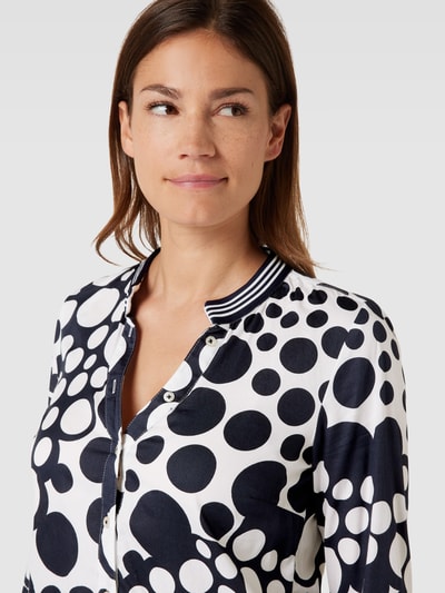 Emily Van den Bergh Blouseshirt met all-over motief Wit - 3