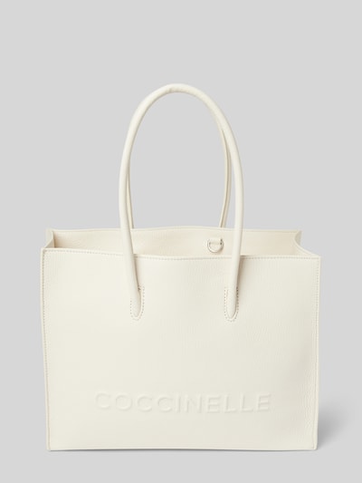 Coccinelle Shopper met steekvakken, model 'MYRTHA' Wit - 2