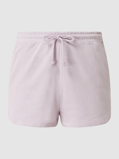 REVIEW Sweatshorts aus Baumwollmischung Flieder 2