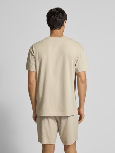 HUGO T-Shirt mit Rundhalsausschnitt Modell 'Laze' Beige 5