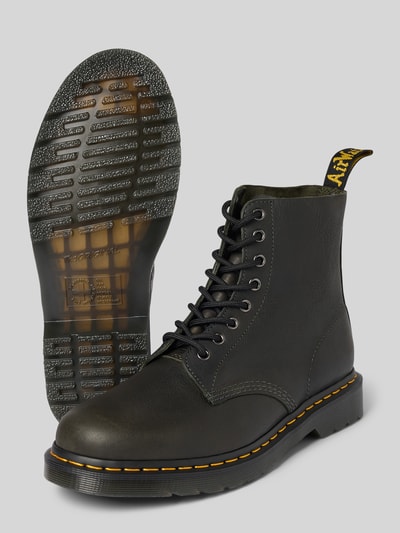 Dr. Martens Boots aus Leder mit Label-Detail Modell 'Pascal' Oliv 4