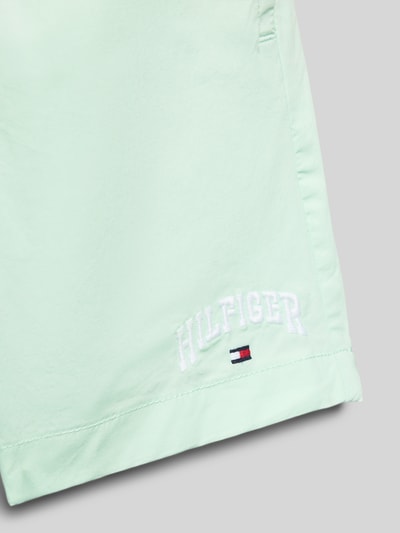 Tommy Hilfiger Kids Szorty z elastycznym pasem Miętowy 2