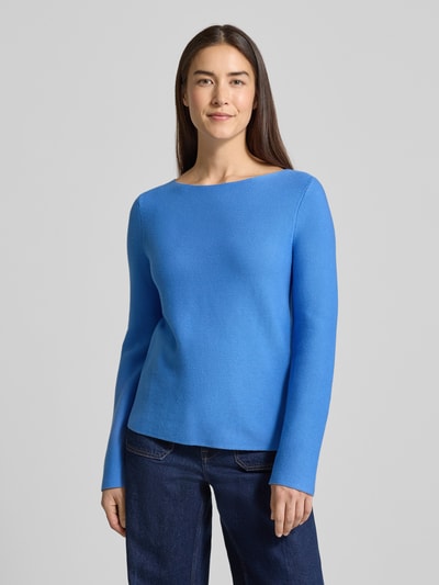 Marc O'Polo Regular fit gebreide pullover van zuiver katoen Lichtblauw - 4