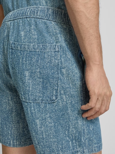 Samsøe Samsøe Shorts mit elastischem Bund Blau 3