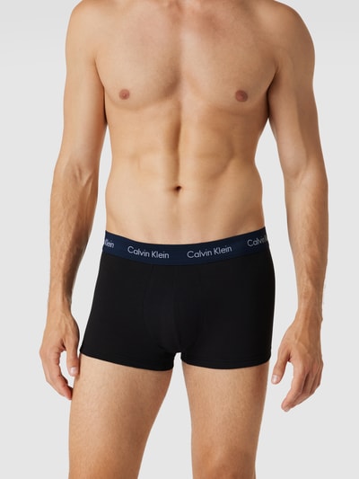 Calvin Klein Underwear Trunks mit Logo-Bund im 3er-Pack Black 1