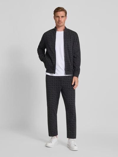 JOOP! Collection Sweatpants mit elastischem Bund und Label-Detail Modell 'Tamas' Black 1